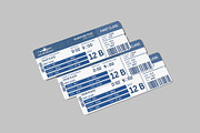 Boarding Pass Mockup, a Product Mockup by lamorastudio (Thumbnail 9 of 13)