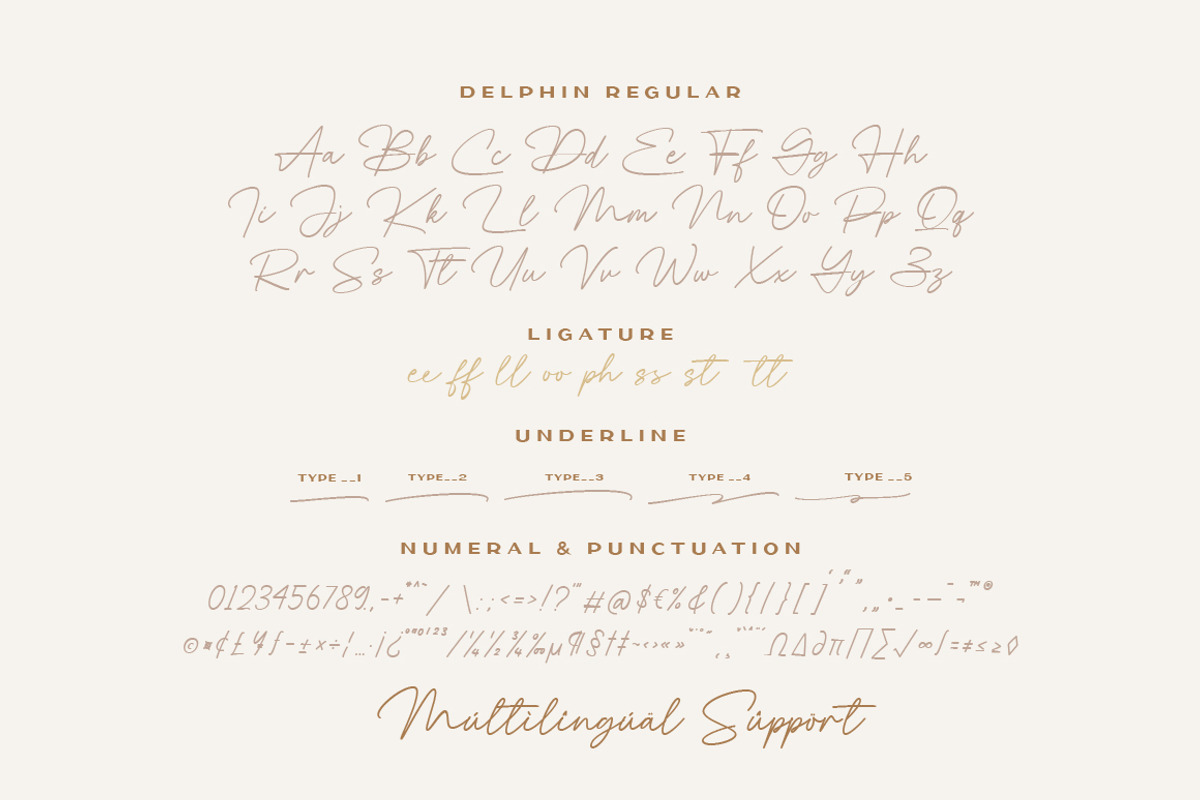 Delphin - Chic Font Duo, a Script Font by Typebae (Photo 10 of 10)