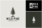 Rustic Wild Dry Pine Cedar Tree Logo, a Branding & Logo Template by Enola99d (Thumbnail 1 of 3)