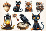 Steampunk Autumn Clipart, an Illustration by Dream Creation (Thumbnail 4 of 4)