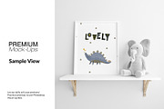 Nursery Wall & Frame Mockups, a Product Mockup by mock-ups (Thumbnail 4 of 12)