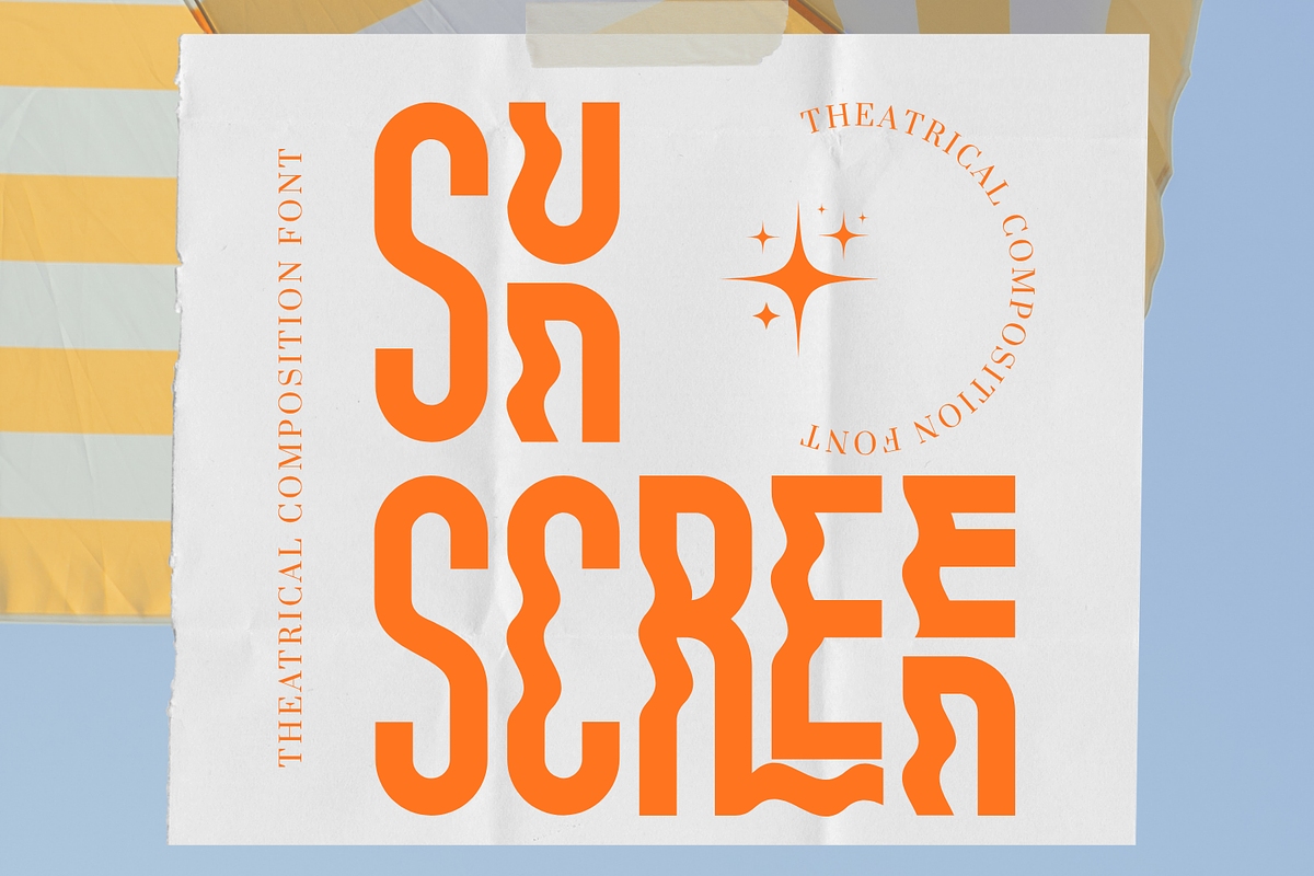 Theatrical Composition - Condensed, a Sans Serif Font by 177Studio (Photo 5 of 8)