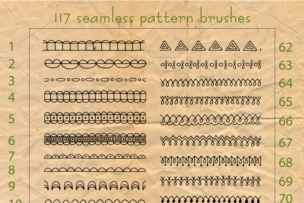 Hand drawn brushes for illustrator, a Brush Add-On by Milla Mi (Photo 2 of 4)