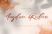 Angelina Rachmi - Calligraphy Font, a Script Font by StringLabs (Thumbnail 1 of 12)
