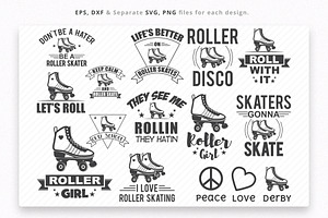 Roller Skating Bundle SVG