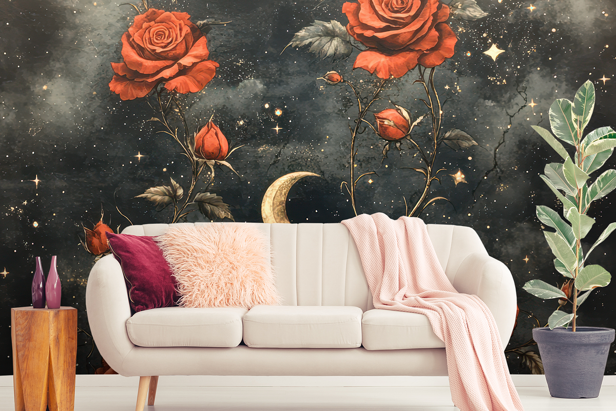 Starry Rose Garden, a Background Graphic by Curve Design (Photo 5 of 7)