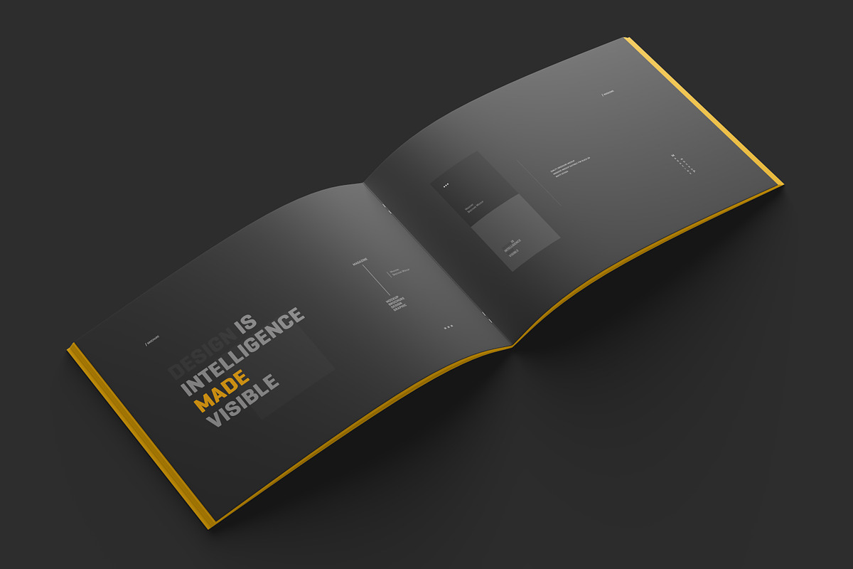 A4 Landscape Brochure Mockup Set, a Books & Magazine Mockup by Toasin ...