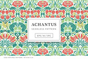 Achantus, Damask Print Patterns, a Pattern Graphic by ASTUDIO (Thumbnail 7 of 9)
