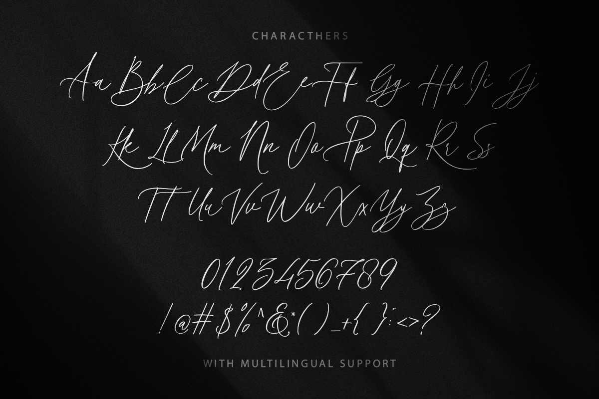 Hillieston Elegant Wedding Font, a Script Font by DzikrulAulia (Photo 8 of 10)