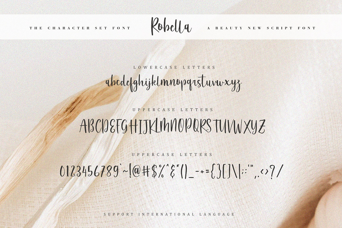 Robella // A Beauty Script Font preview 6