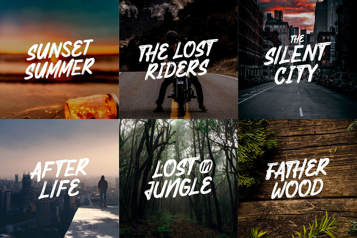 MIGHTY BRUSH Fonts, a Font by Garisman Std (Photo 7 of 10)