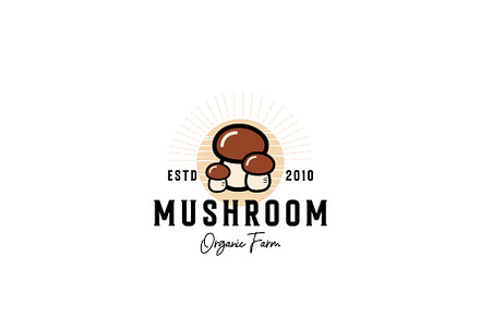 Mushroom Product Logo Design
