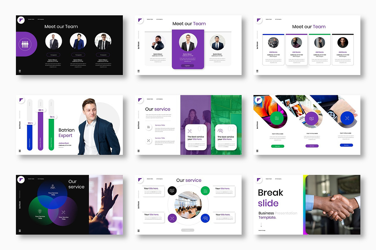 Batrian – Business Keynote Template, a Presentation Template by Dens Creative Studio (Photo 3 of 6)