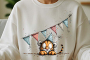 Tiger Birthday Party Safari Cliparts, a Graphic by one-touch (Thumbnail 2 of 17)
