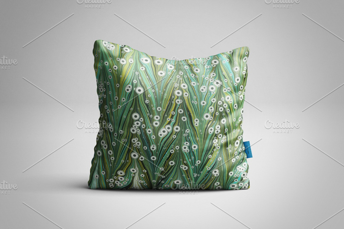Hand Marbled Paper Grasses, a Texture Graphic by Marblingdom (Photo 3 of 3)