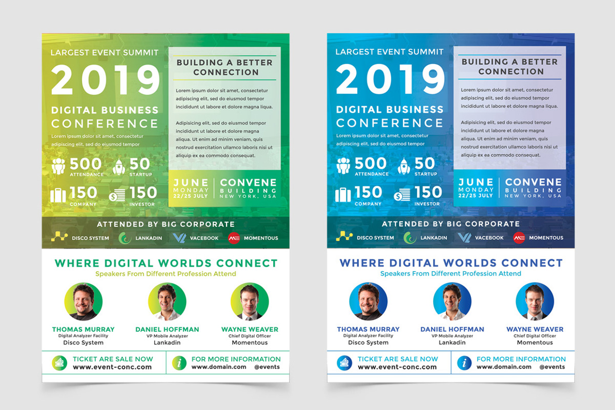 Digital Conferences Event Flyer, a Flyer Template by Affantjie Photowork (Photo 6 of 7)