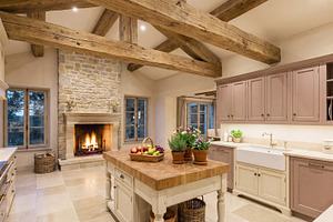 Provence-style kitchen interior, a Food & Drink Photo by Volff
