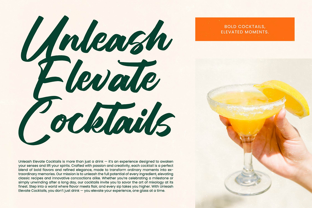 Hunting Gather Bold Handwritten Font, a Script Font by Letterena Studios Script (Photo 5 of 20)