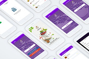 Food Order Mobile App UI, a Templates & Theme by 3djagan (Thumbnail 5 of 7)