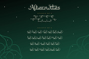 Kabyah Ramadhan Typeface, a Script Font by alit design (Thumbnail 5 of 18)