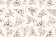 Slices of different pizza types, a Food Illustration by Good Studio (Thumbnail 13 of 19)