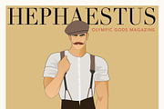 Olympus Gods. Retro Fashion Posters, an Illustration by La Inspiratriz (Thumbnail 5 of 7)