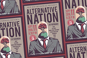Alternative Music Hand Drawn Flyer, a Flyer Template by ashenterprise (Thumbnail 2 of 2)