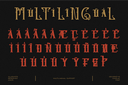 Delysium - A Display Font, a Blackletter Font by Hanstype.com (Thumbnail 6 of 9)