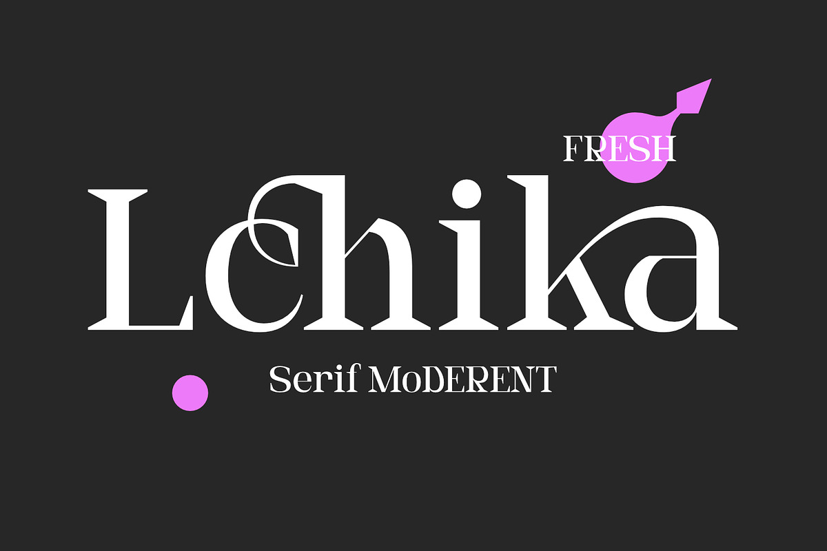 Lchika Serif modern, a Serif Font by Khoir (Photo 1 of 9)
