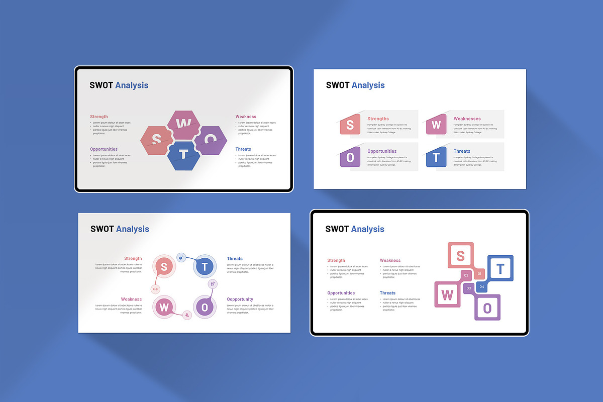 Swot Analysis PowerPoint Template, a Presentation Template by ...