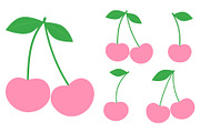 Cherry clipart. Cherry sublimation, a Food Illustration by IrinaShishkova (Thumbnail 2 of 2)