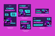 Cyber Monday Google Ads Banner, a Marketing Template by kerismaker (Thumbnail 3 of 4)