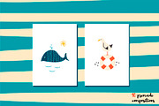Dream about sea set, an Illustration by Kotozoid (Thumbnail 4 of 11)