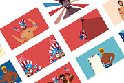 Celebrate American Independence Day, an Object Illustration by foxndeer (Thumbnail 4 of 4)