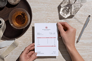 Invoice Template Printable Pink, a Card Template by Climbwithelevator (Thumbnail 5 of 10)
