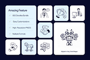 850 Business and Tech Doodle Icons, an Outline Icon by Vectors Market (Thumbnail 2 of 19)