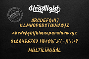 Headlight, a Script Font by figuree studio (Thumbnail 8 of 8)