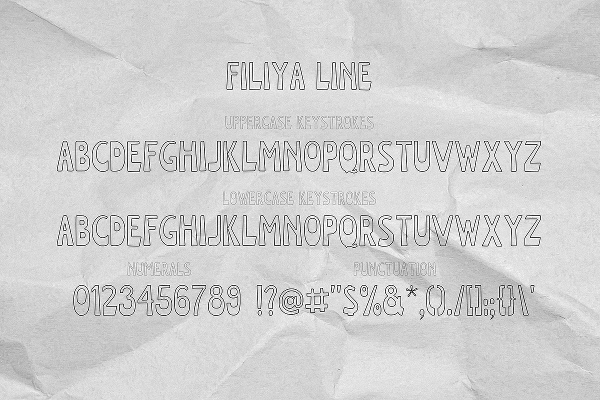 Filiya Font, a Font by Anastasia Cuza (Photo 8 of 9)