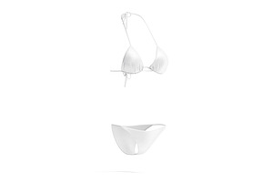 White Beach Women Bikini 3D Model, an Object 3D Model by rebrandy