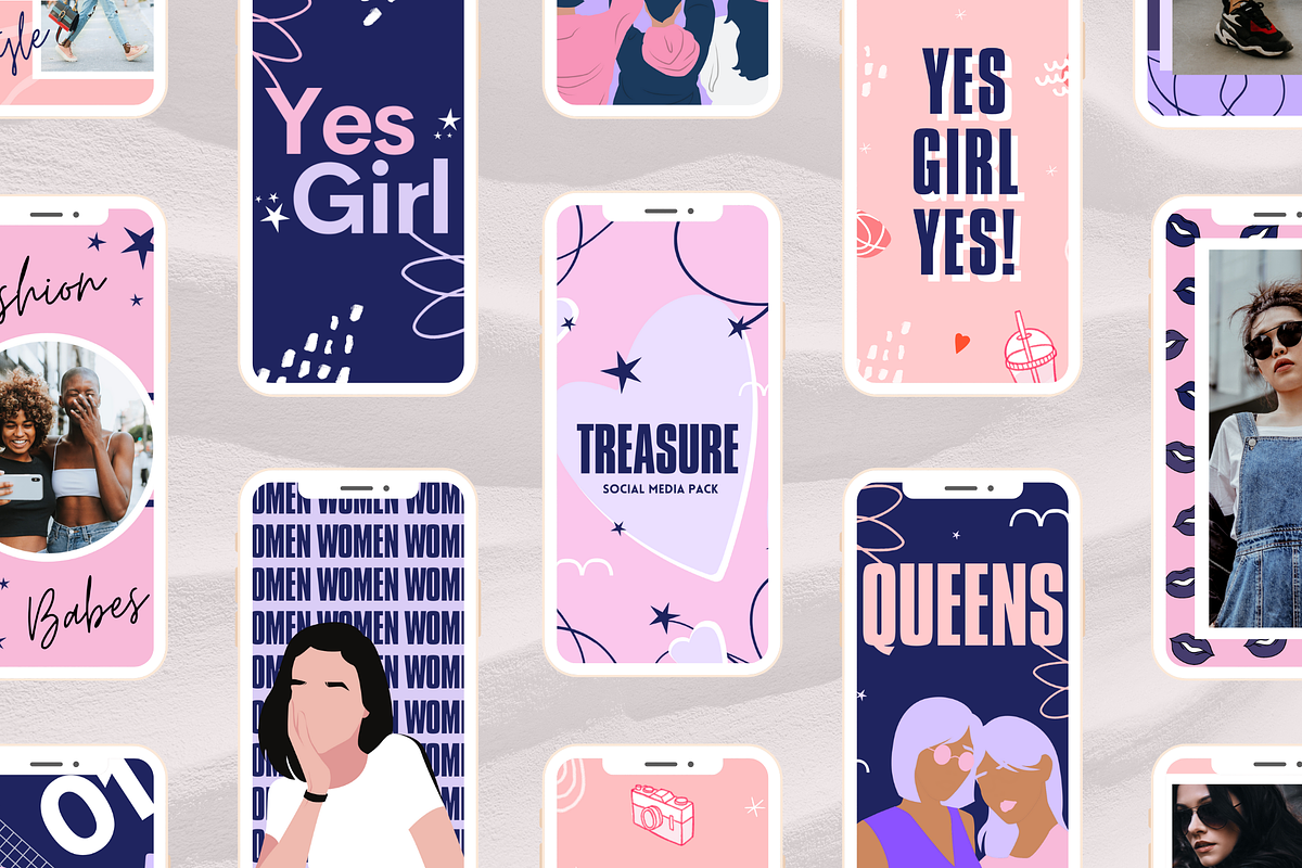 CANVA | Treasure Social Media Pack, a Social Media Template by 9inchideas (Photo 7 of 9)
