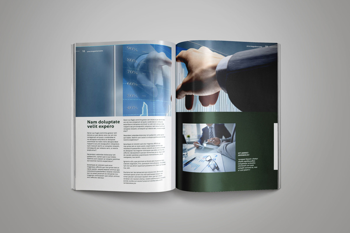 InDesign Magazine Template, a Magazine Template by Indotitas (Photo 9 of 10)