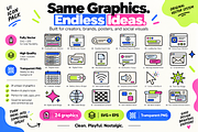 24 Gen Z Webcore UI Graphics, an Object Graphic by Designs24hr (Thumbnail 7 of 7)