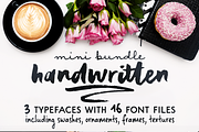 Handwritten Mini Bundle + extras!, a Script Font by Ana's Fonts (Thumbnail 1 of 12)