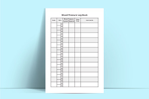 KDP Interior Blood Pressure Notebook