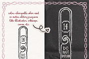Grand Hotel Clipart, Travel Doodle, an Object Illustration by The October Creative (Thumbnail 2 of 6)