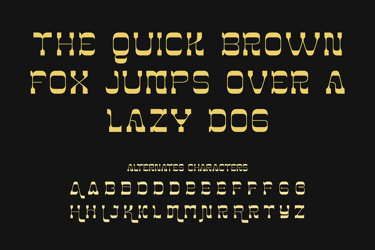 KAVINAS - Retro Display Font, a Font by Ekahermawan (Photo 8 of 13)