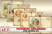 Victorian Children Journal Pages, a Person Illustration by CraftArtStory (Thumbnail 3 of 5)