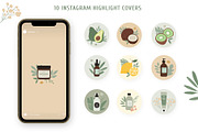 Organic Cosmetic. Bottle Plants, a Healthcare Illustration by ms Julia Nova (Thumbnail 4 of 7)