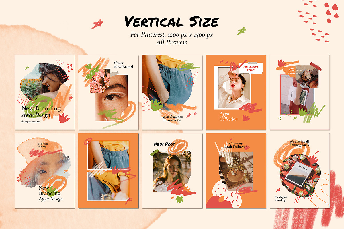 Ayyu-Social Media Brand Templates, a Social Media Template by Invasi Studio (Photo 4 of 13)
