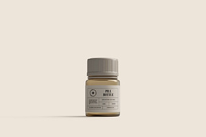 Pills Bottle Mockup